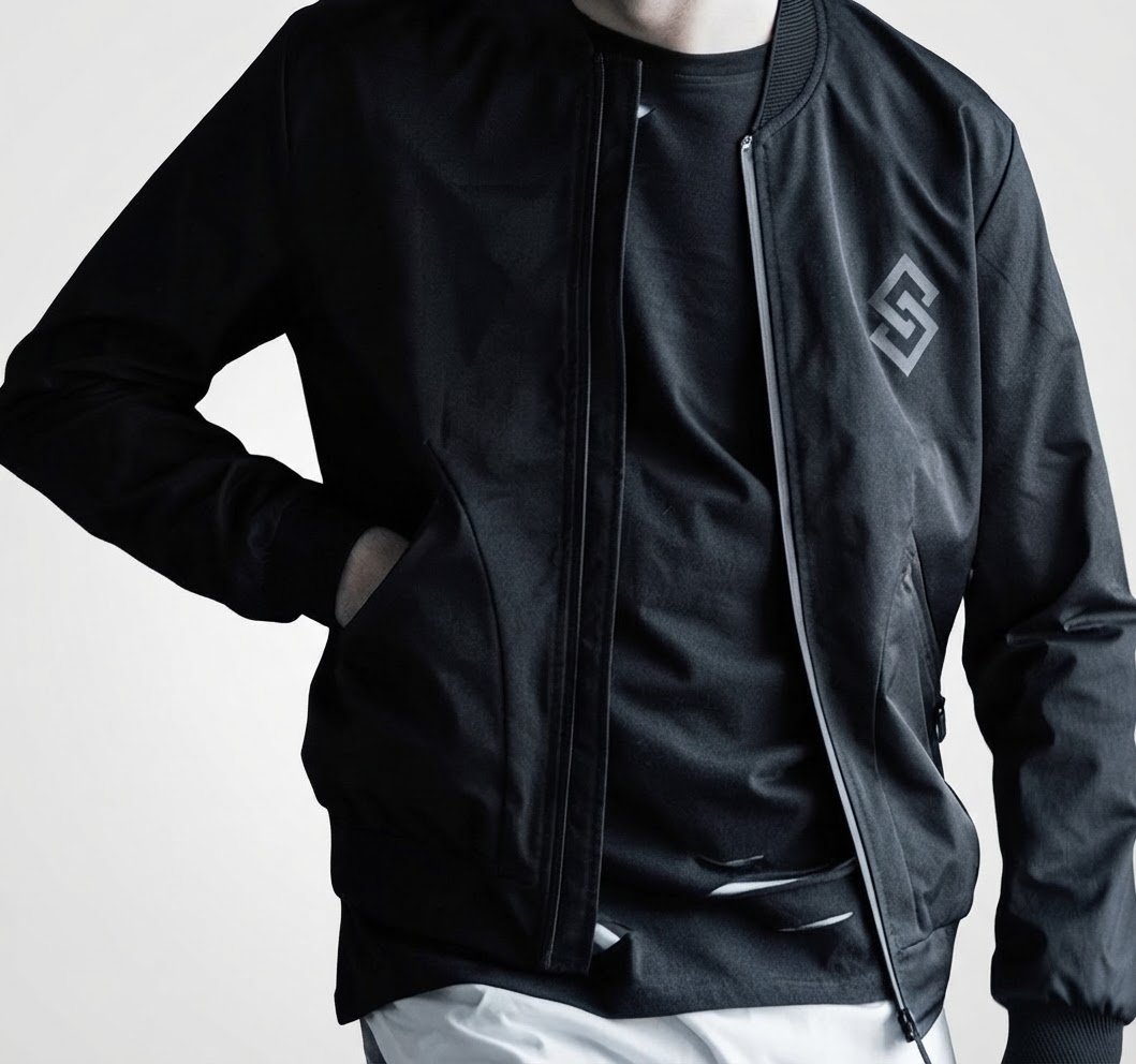 Blouson aviateur St Gerald noir - Saint & Sinner