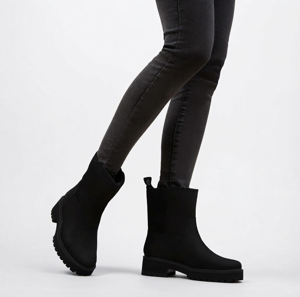 Bottines Timberland Carnaby Cool Wrmpullon WR pour femme en couleur noir.