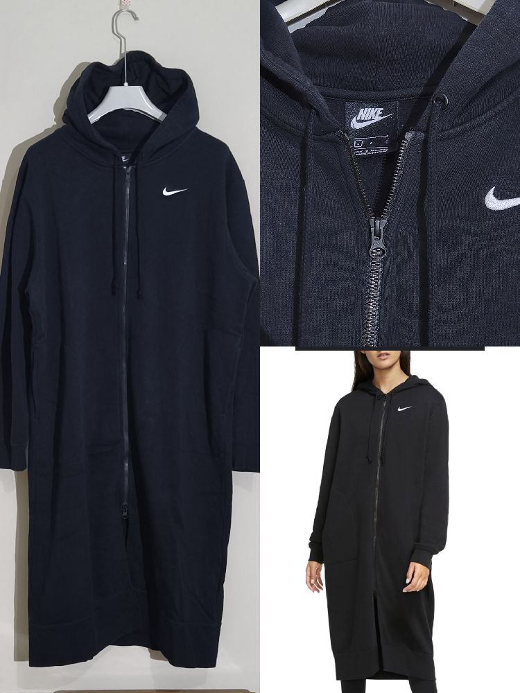 NIKE Sportswear Long Full-Zip Fleece Hoodie