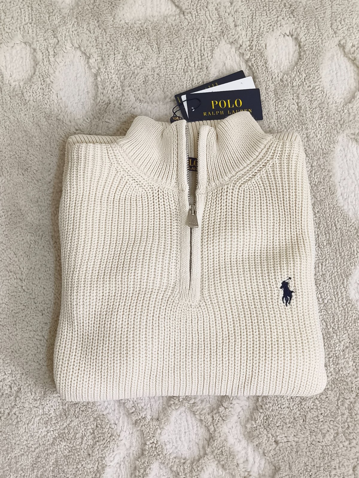 Cotton Quarter-Zip Jumper for Men | Ralph Lauren