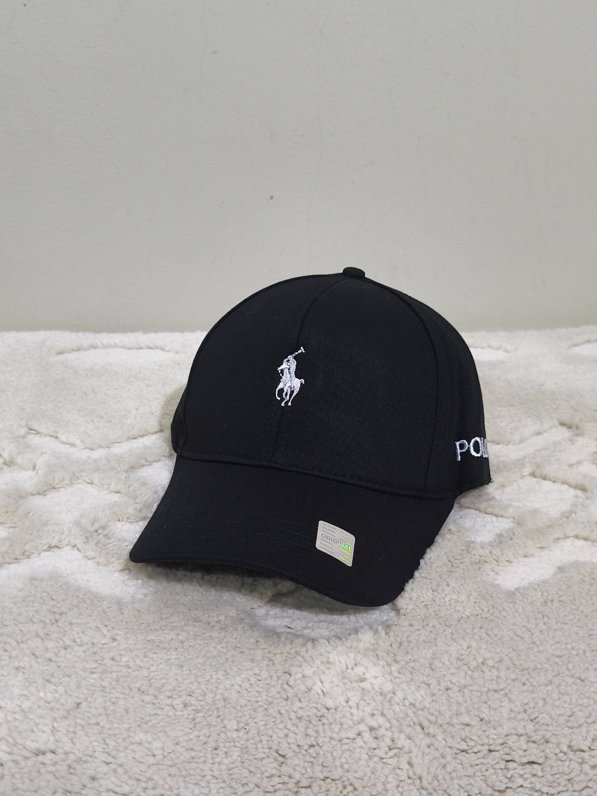 Casquette polo noir 