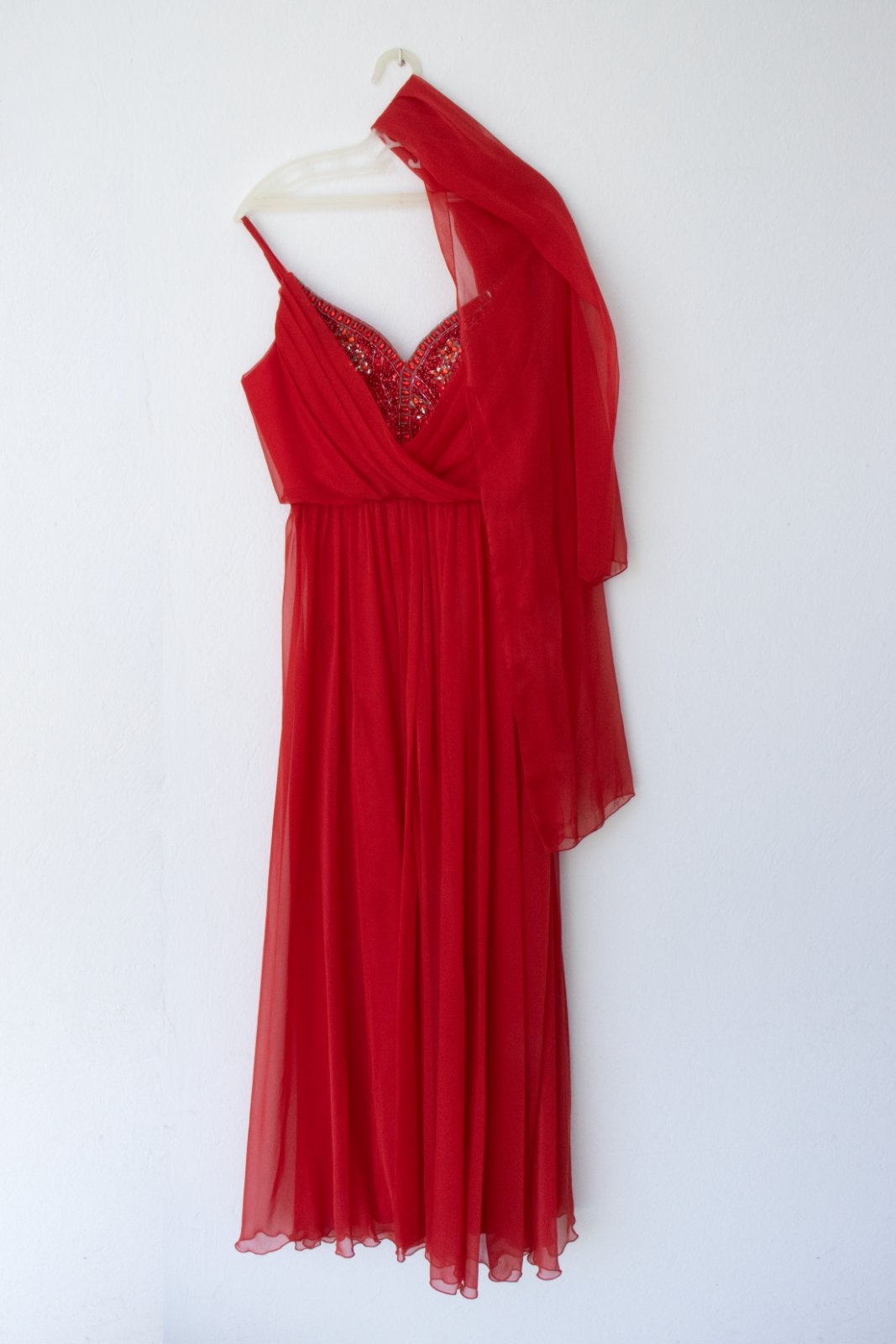 Robe rouge soirée
