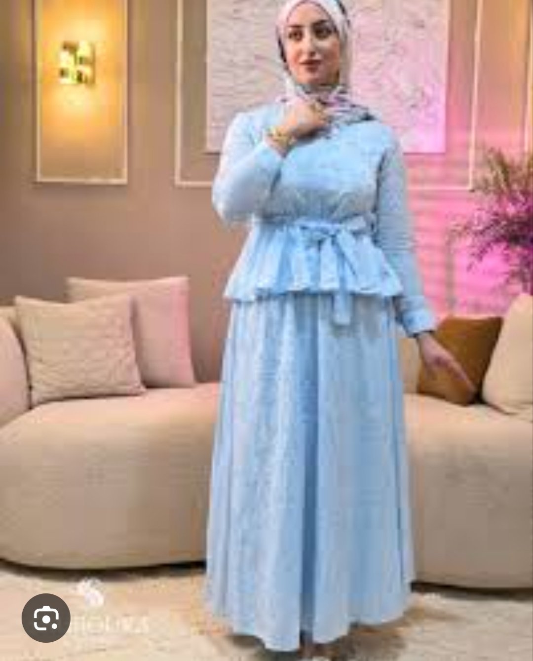Ensmeble juoe et chemise tres classe pour femme voilée