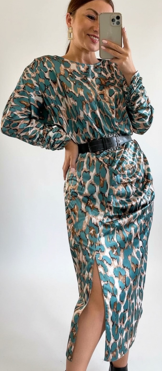 Robe avec ceinture