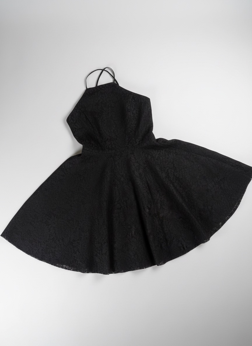 Robe courte noir selsea 