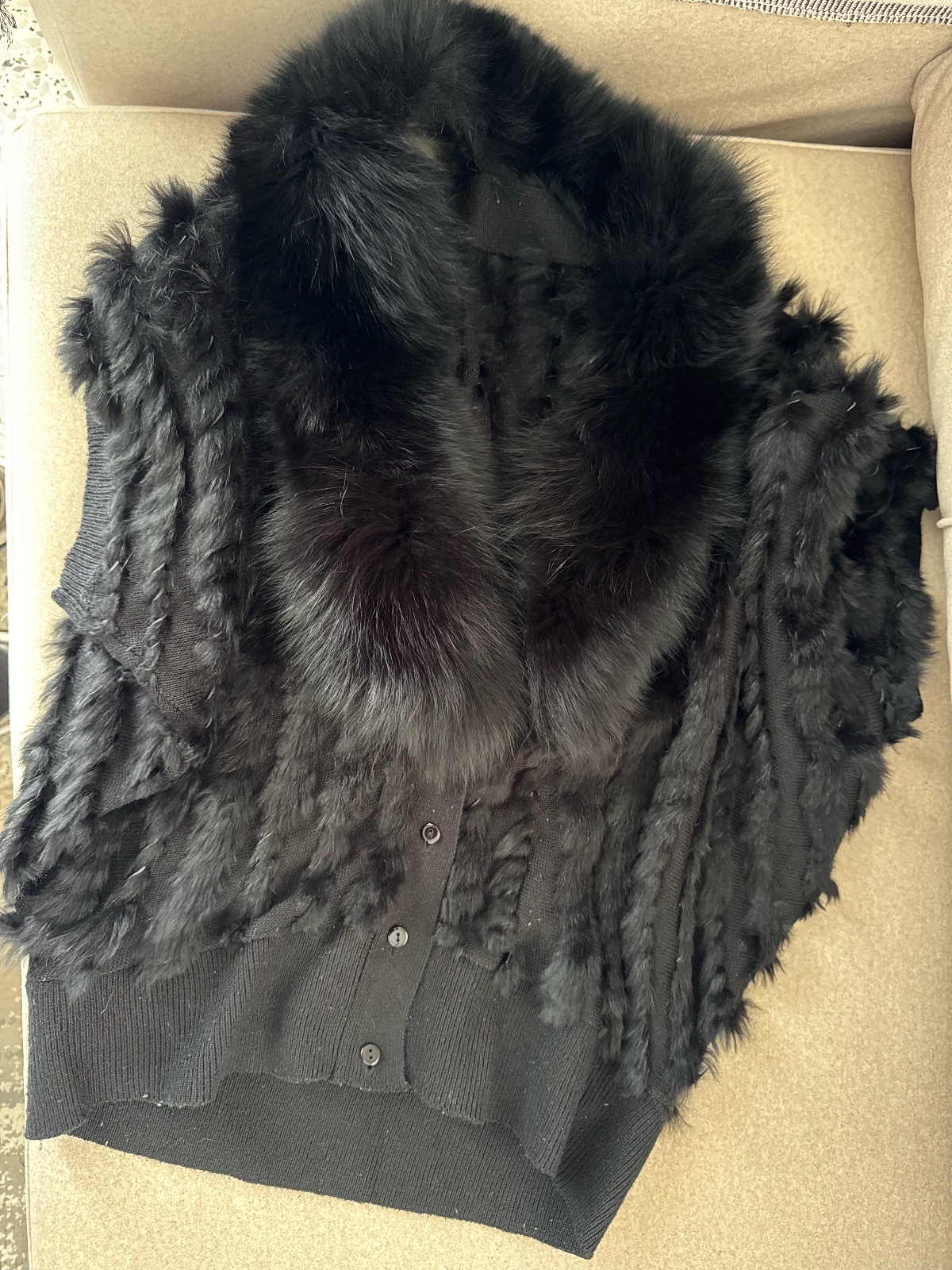 Gillet fourrure
