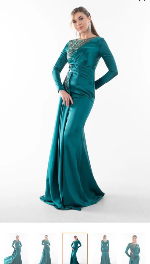 Robe neuf soirée  vert chic marque Verdamoda