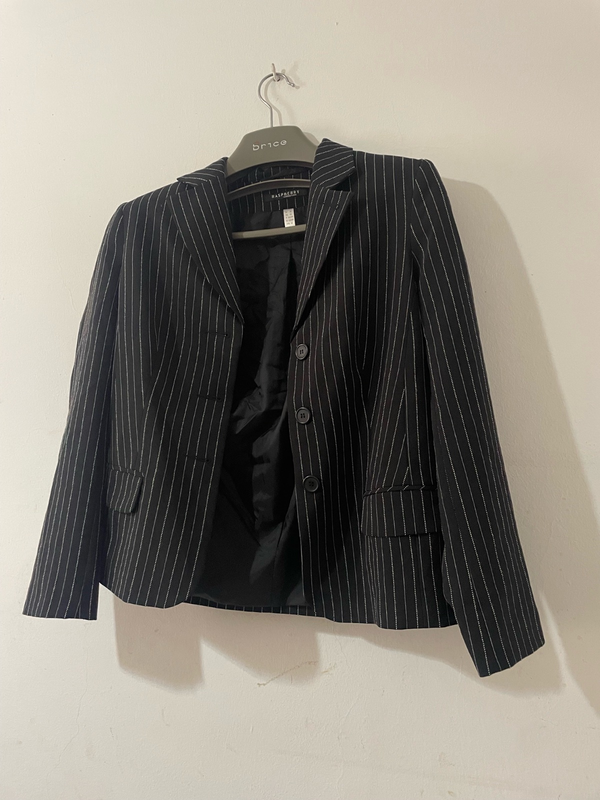Blazer Rayure noire et blanche