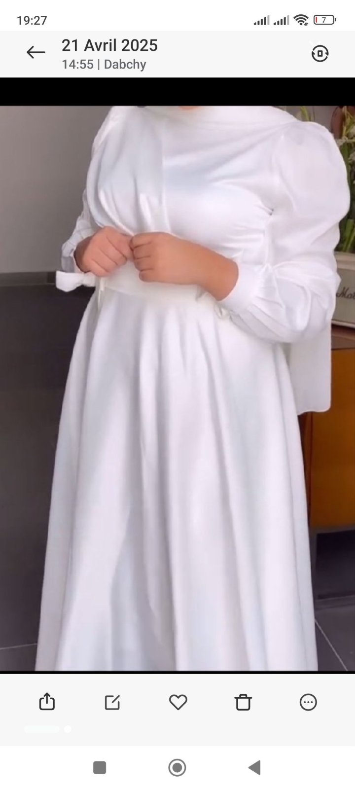 Robe de fiançailles 