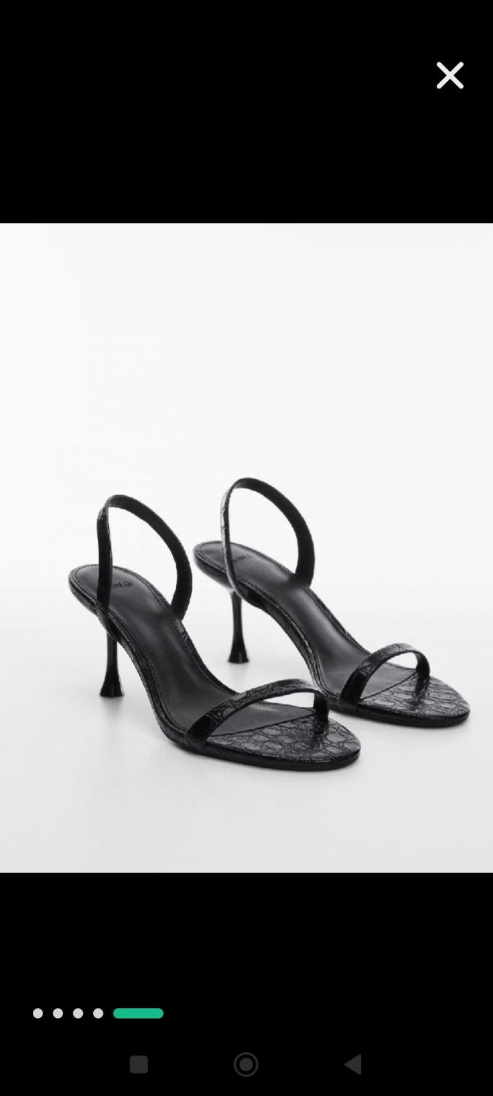 Sandales Mango noir taille 40 