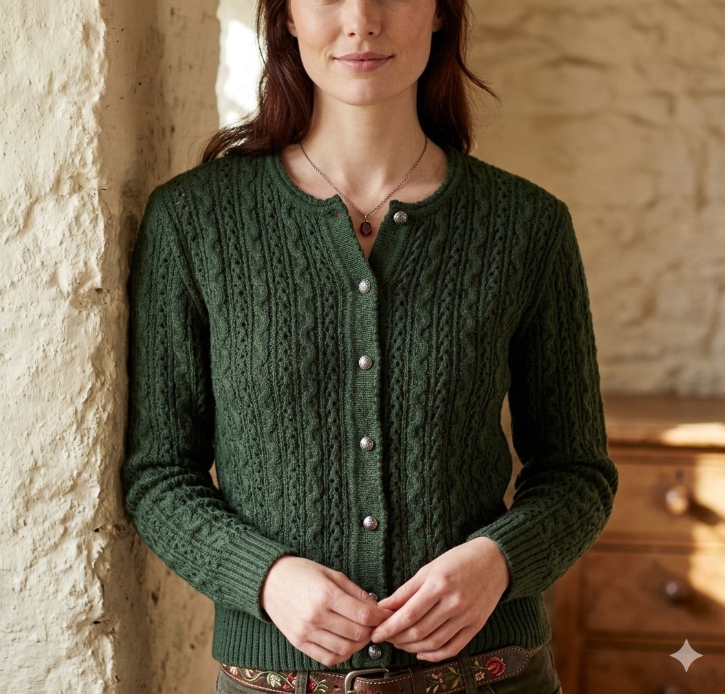 Blouse très tendance, vert foncé, to9tel ,made in Autriche 