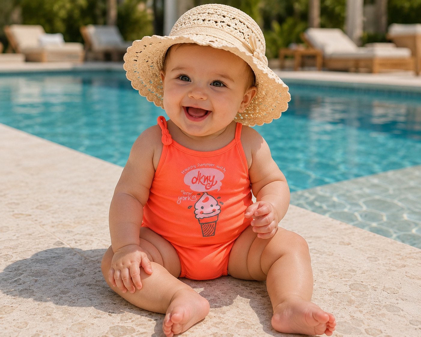 Maillot Bebe 6 mois DKNY