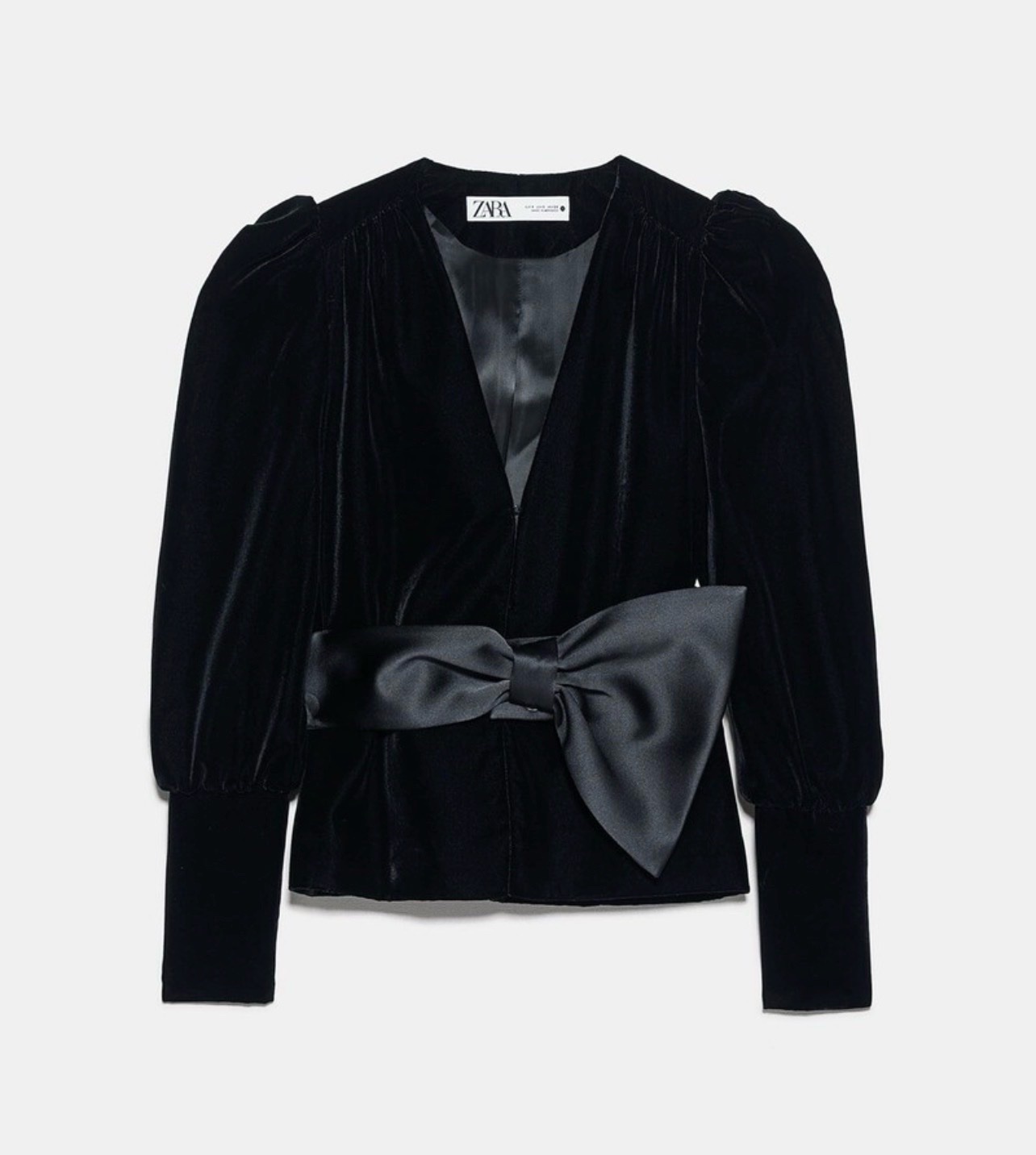 Veste velour zara 