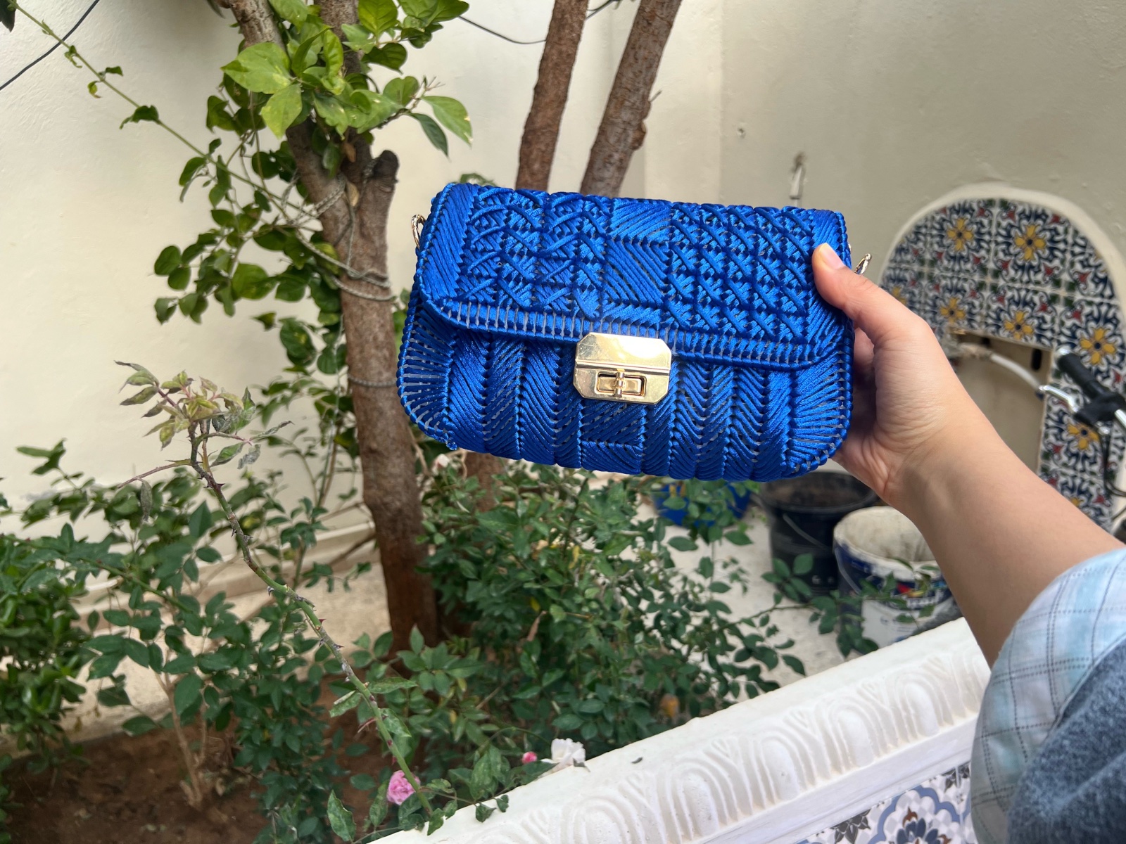 Sac a main en crochet