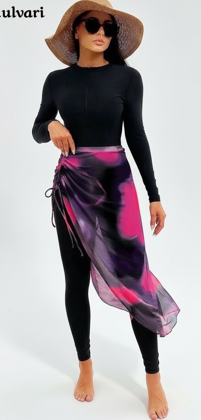 Ensemble de maillot de bain une piéce d'été pour femme 
