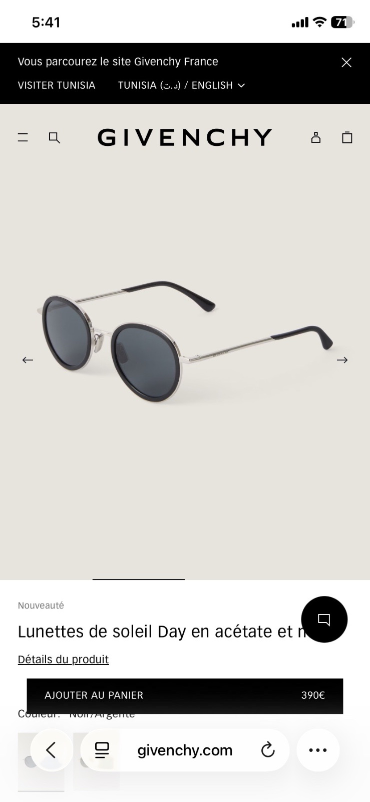 Lunettes GIVENCHY 