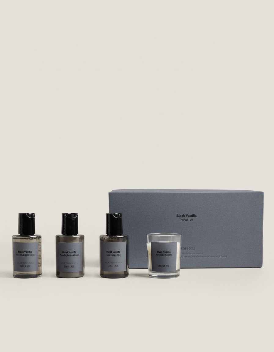 BLACK VANILLA travel set.