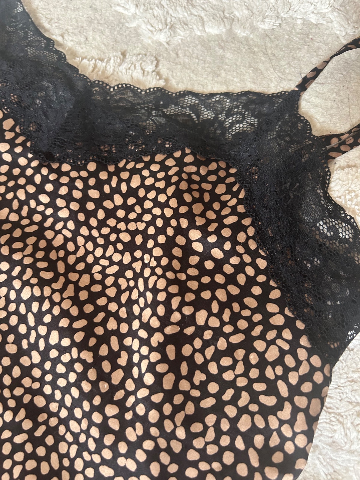 Top en satin 