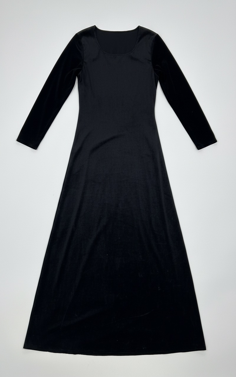 Robe velour moulante