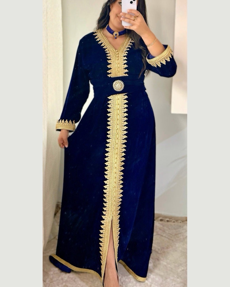Caftan velour de soie
