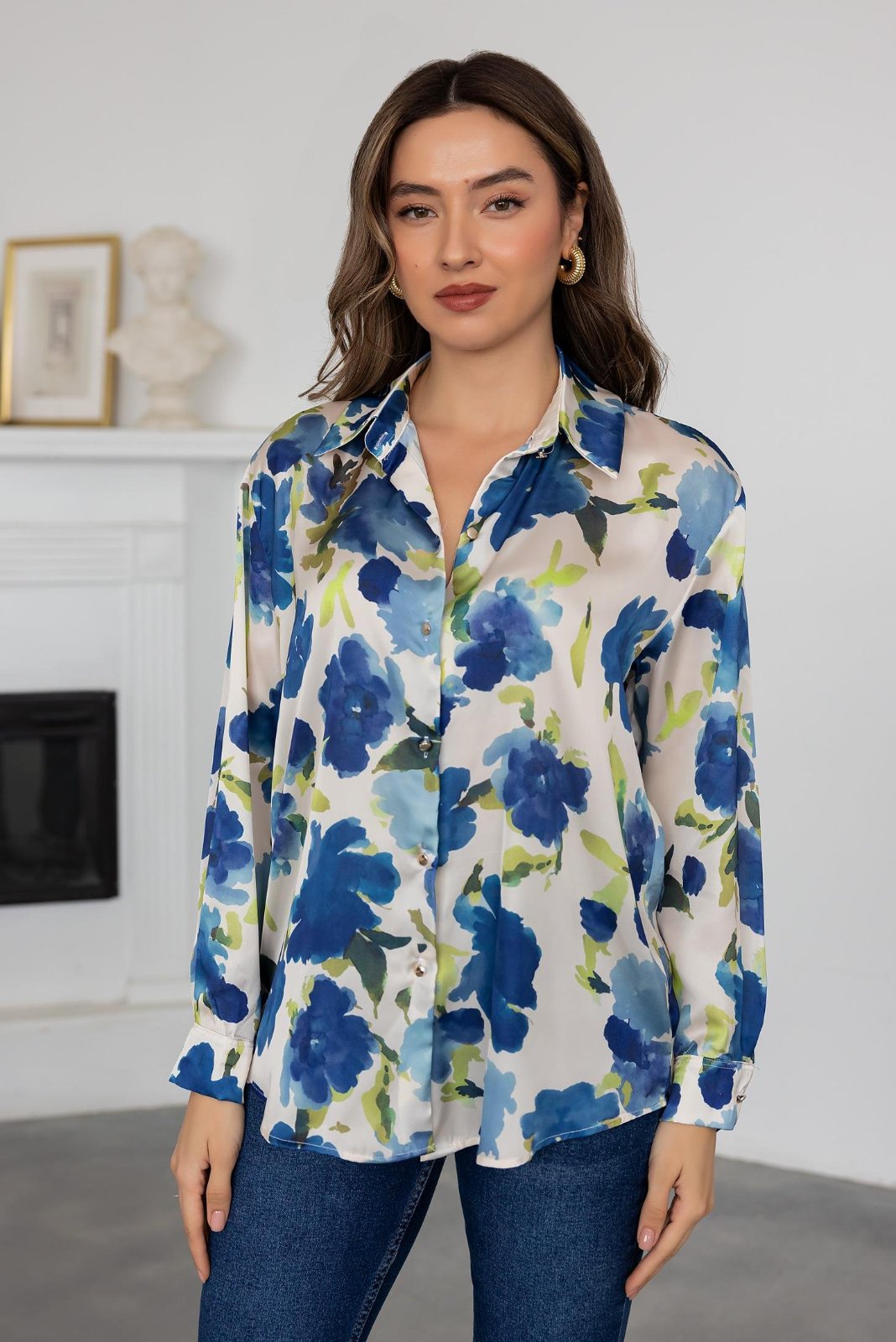 Chemise fleurie zara