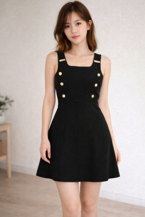 Robe courte noire Dorothy Perkins