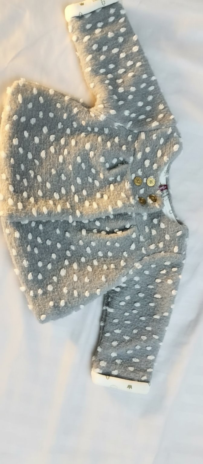 Gilet couleur Grise bébé 