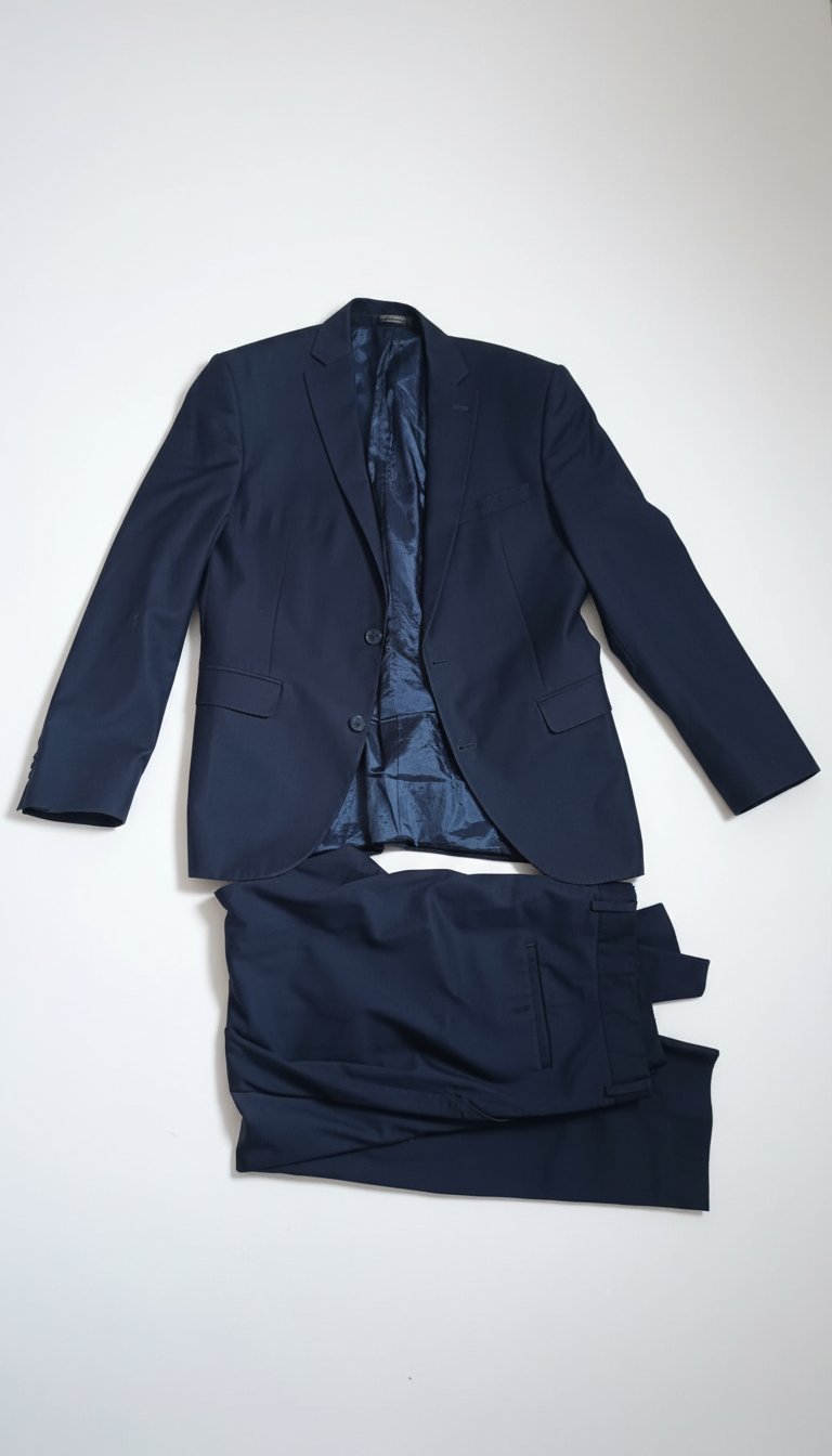 Costume bleu marine veste marine