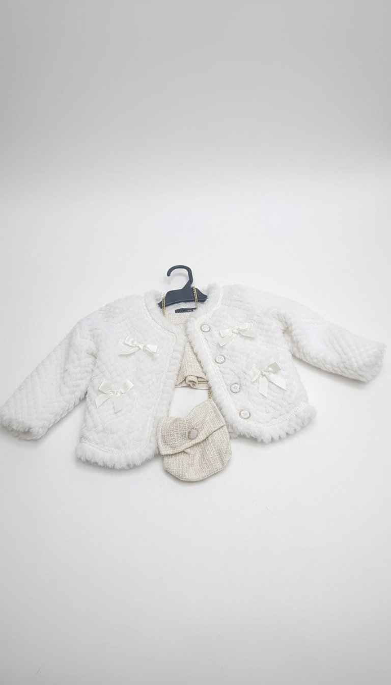 Ensemble pour enfant 4 ans porté une seule fois avec sac a main