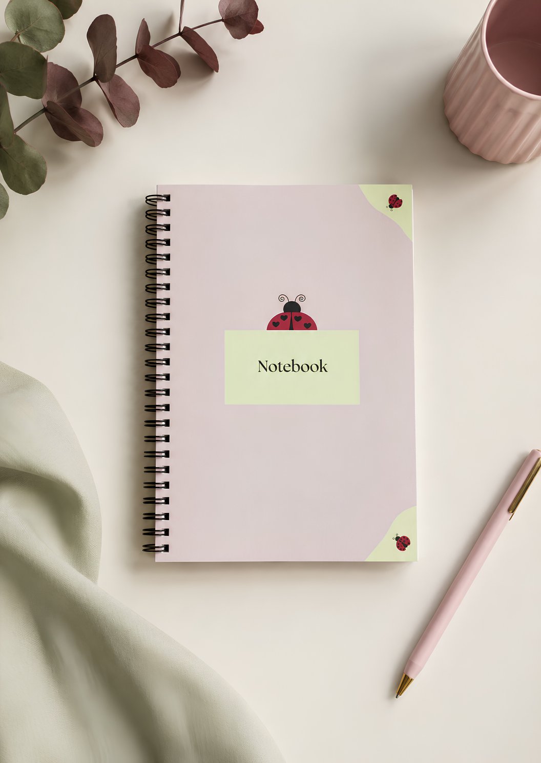 🐞Notebook coccinelle A5 100 pages