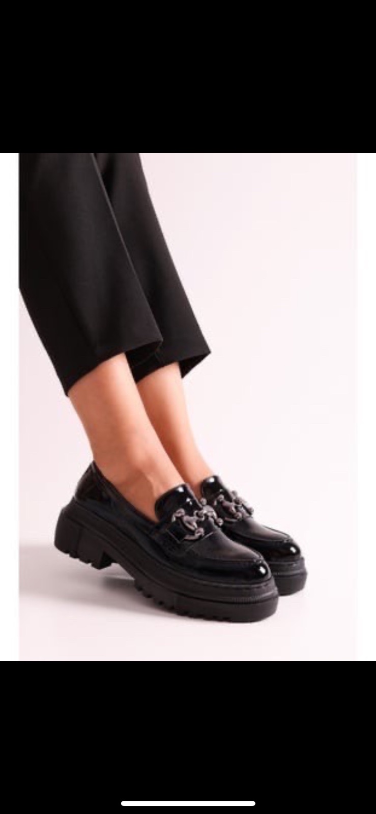 Mocassin vernie classe
