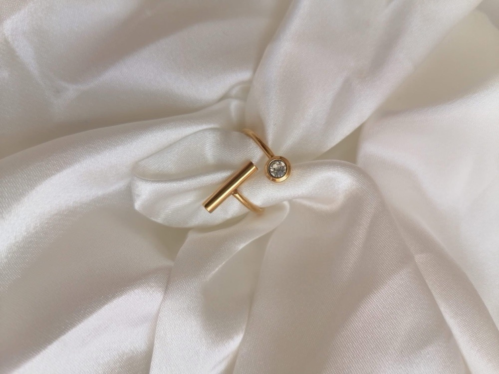 bague en acier inoxydable 
