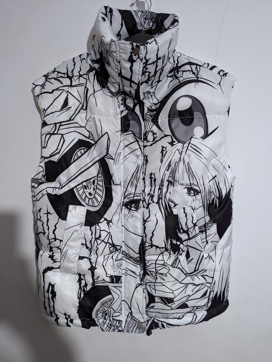 Billie eilish puffer gilet manga