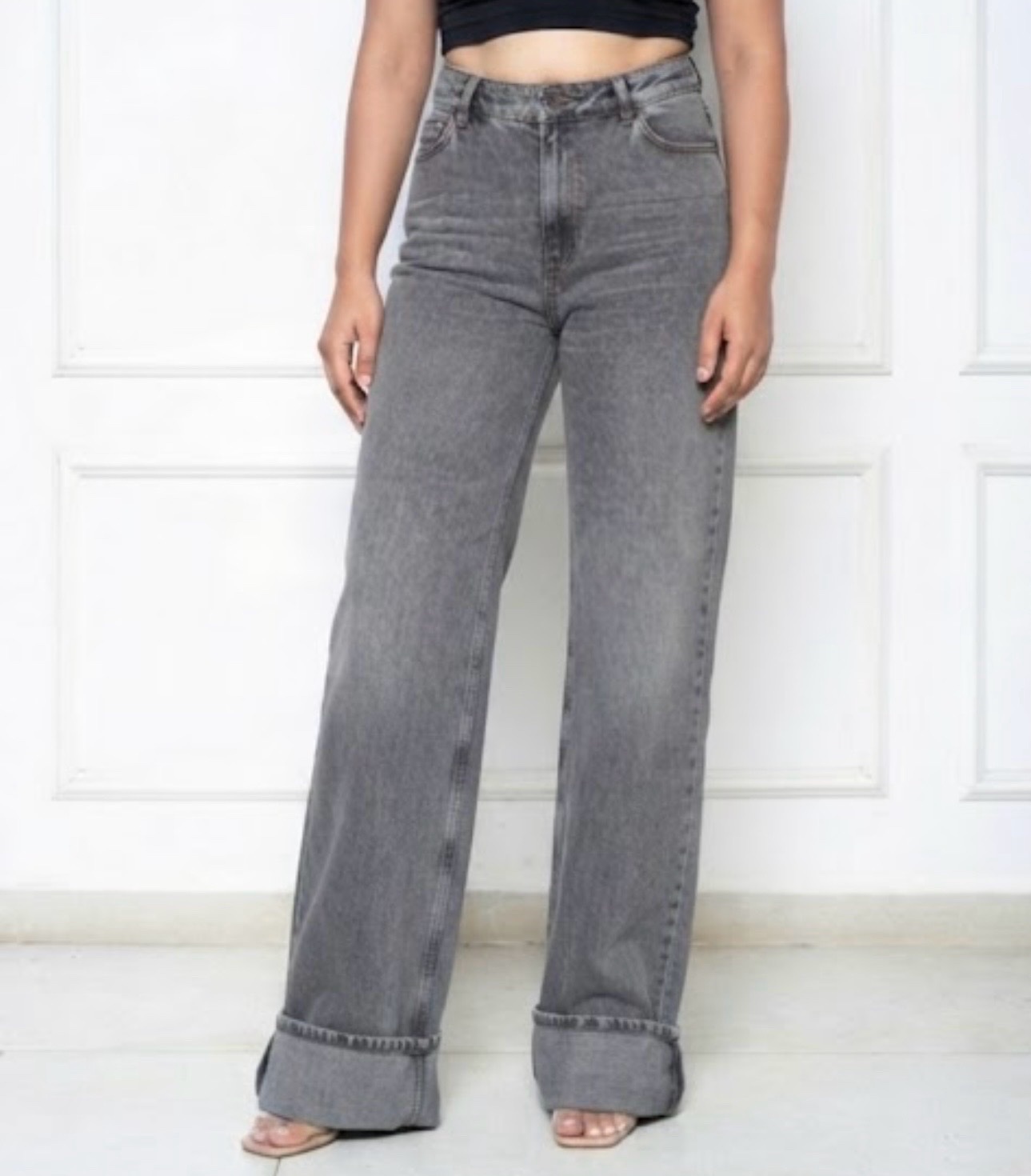 Pantalon yolo jeans peu porté taille 42/44 non elastiqué
