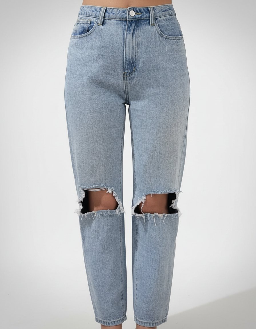 Jean Mom Taille haute - Taille 38 🩵