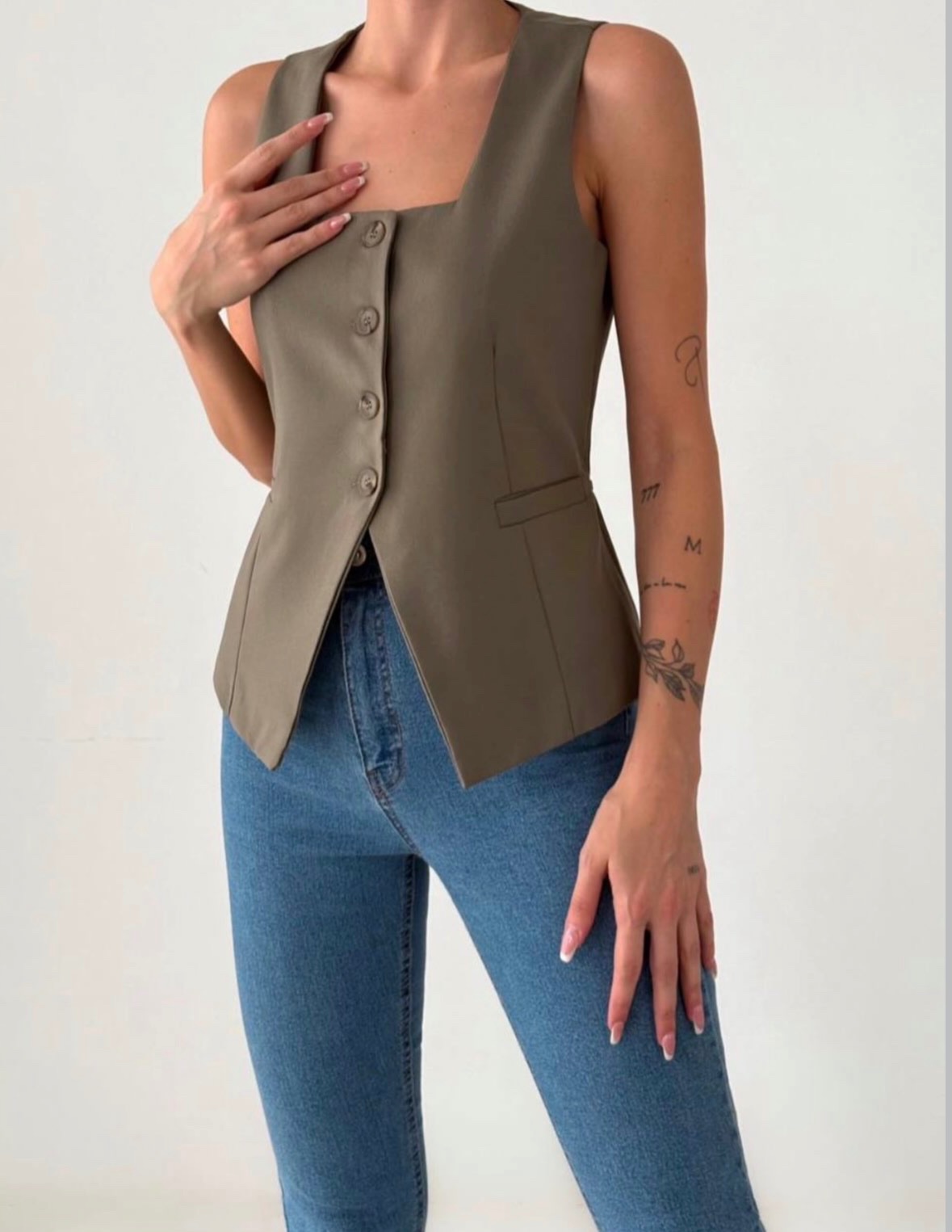 Gilet gris 