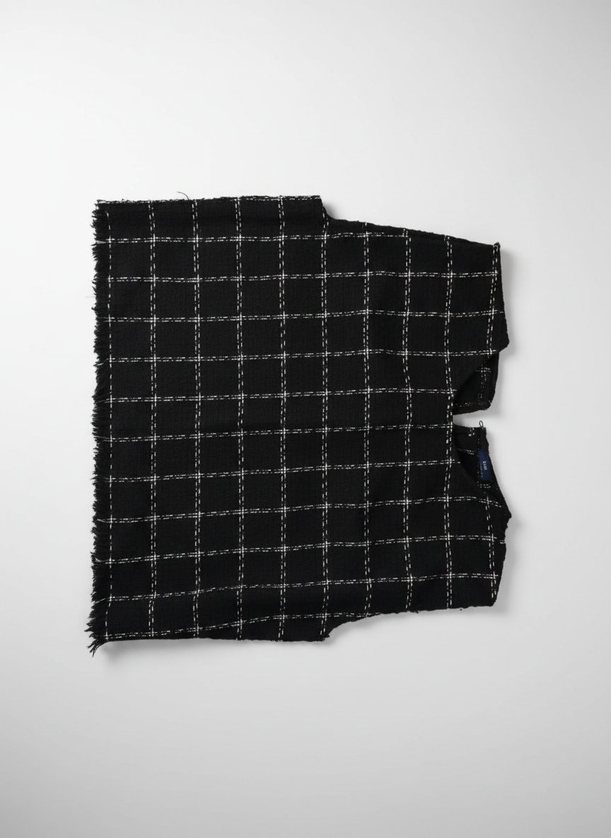Haut / Top bretelles (ou Camisole) à carreaux