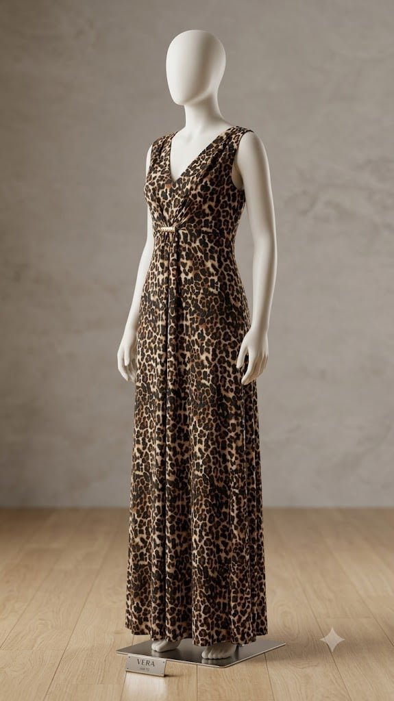 Robe Soirée tigre 