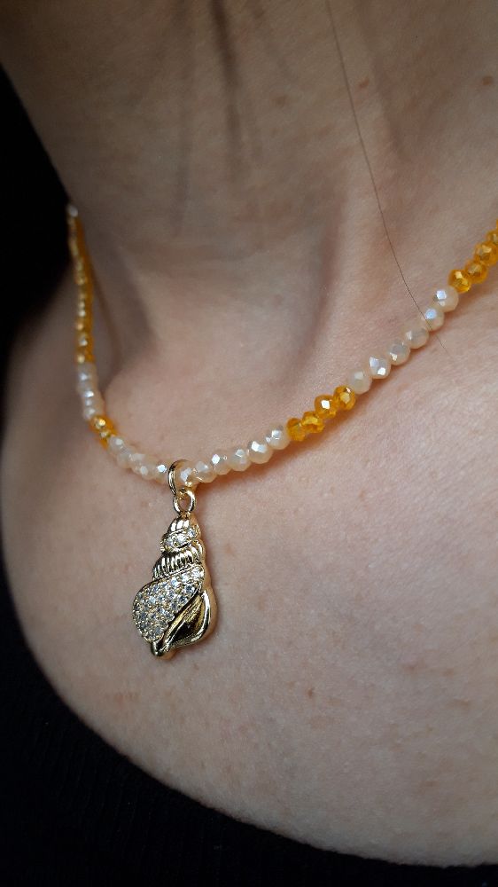 Collier coquillages 