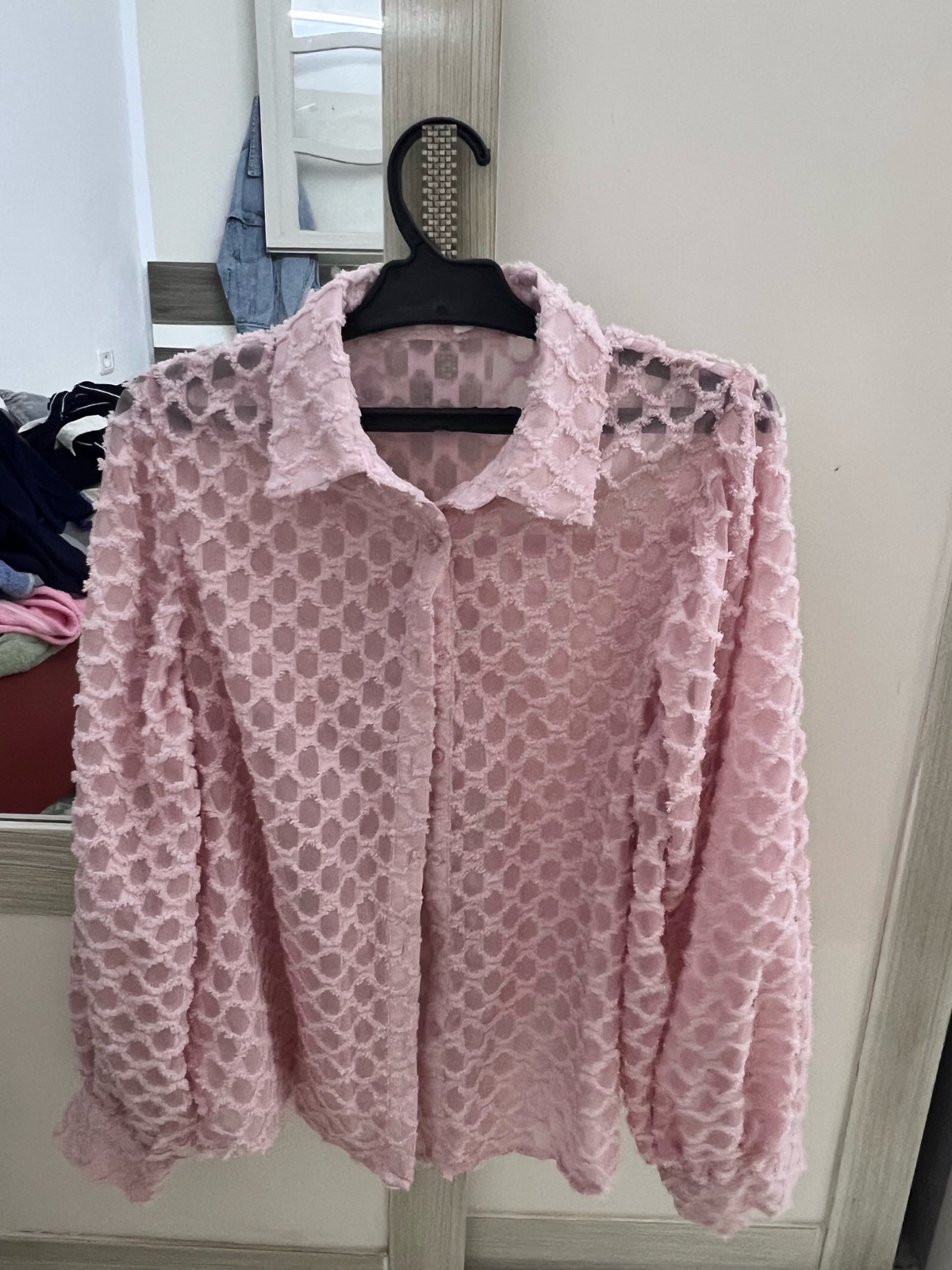 Chemise rose 