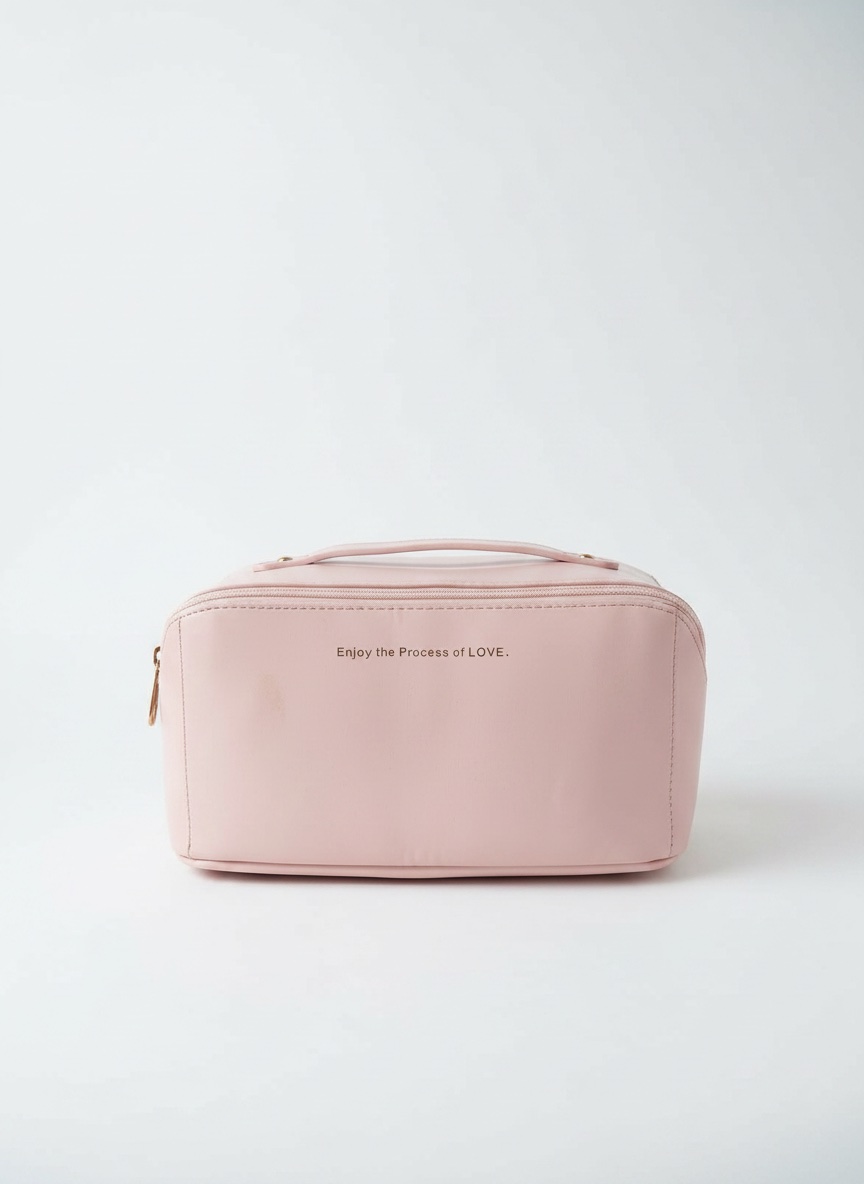 Trousse de toilette rose