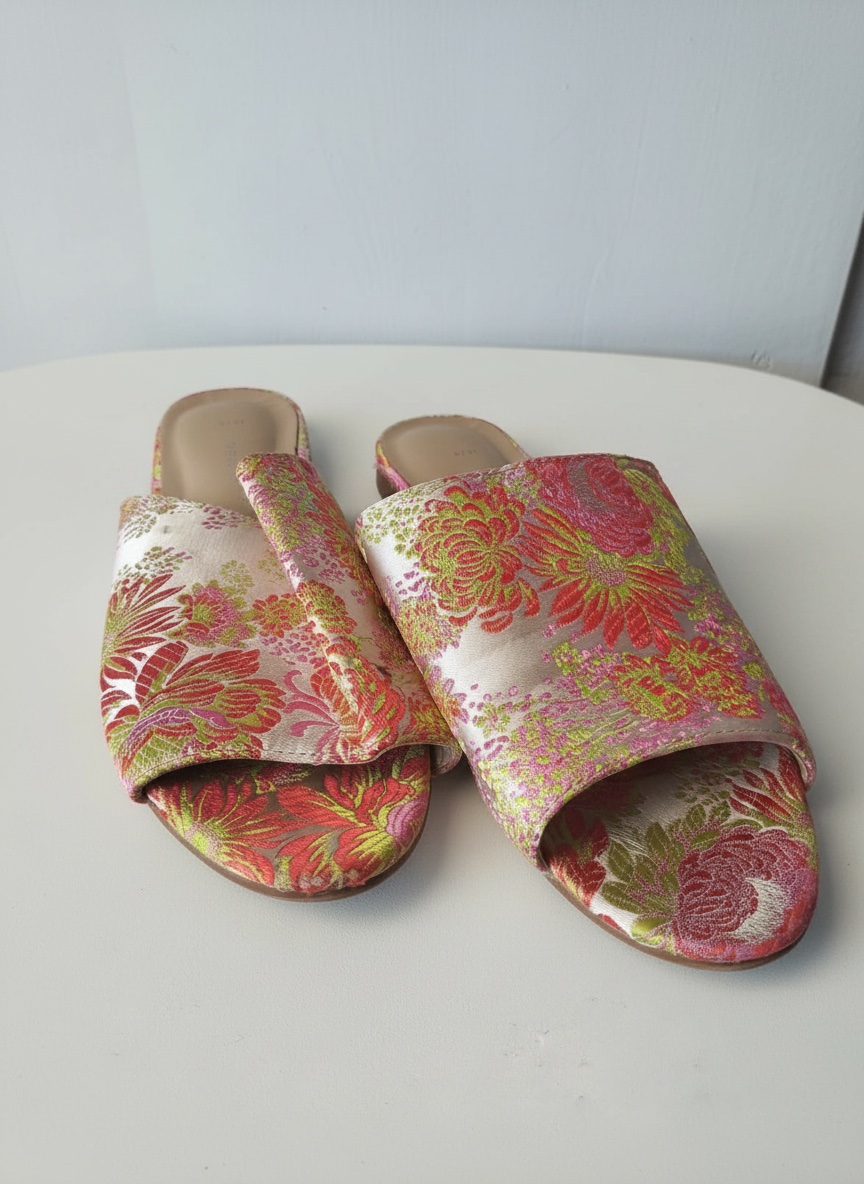 Next Mules fleuries multicolores taille 37