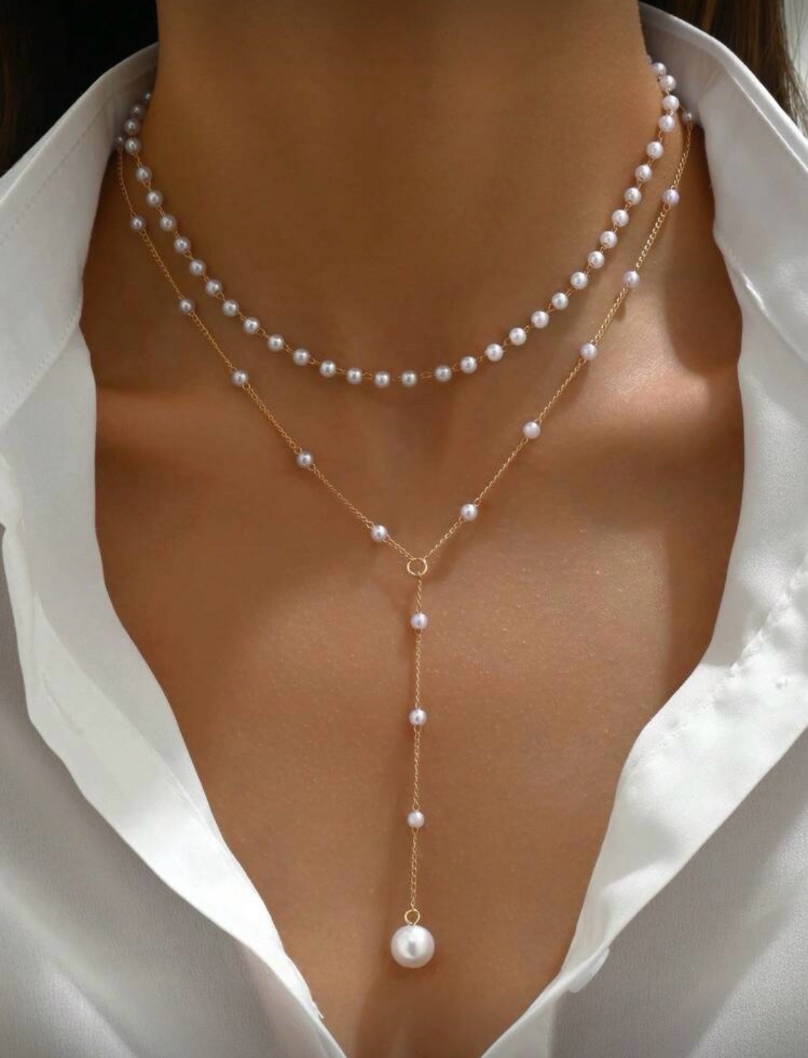 Collier simple et minimaliste