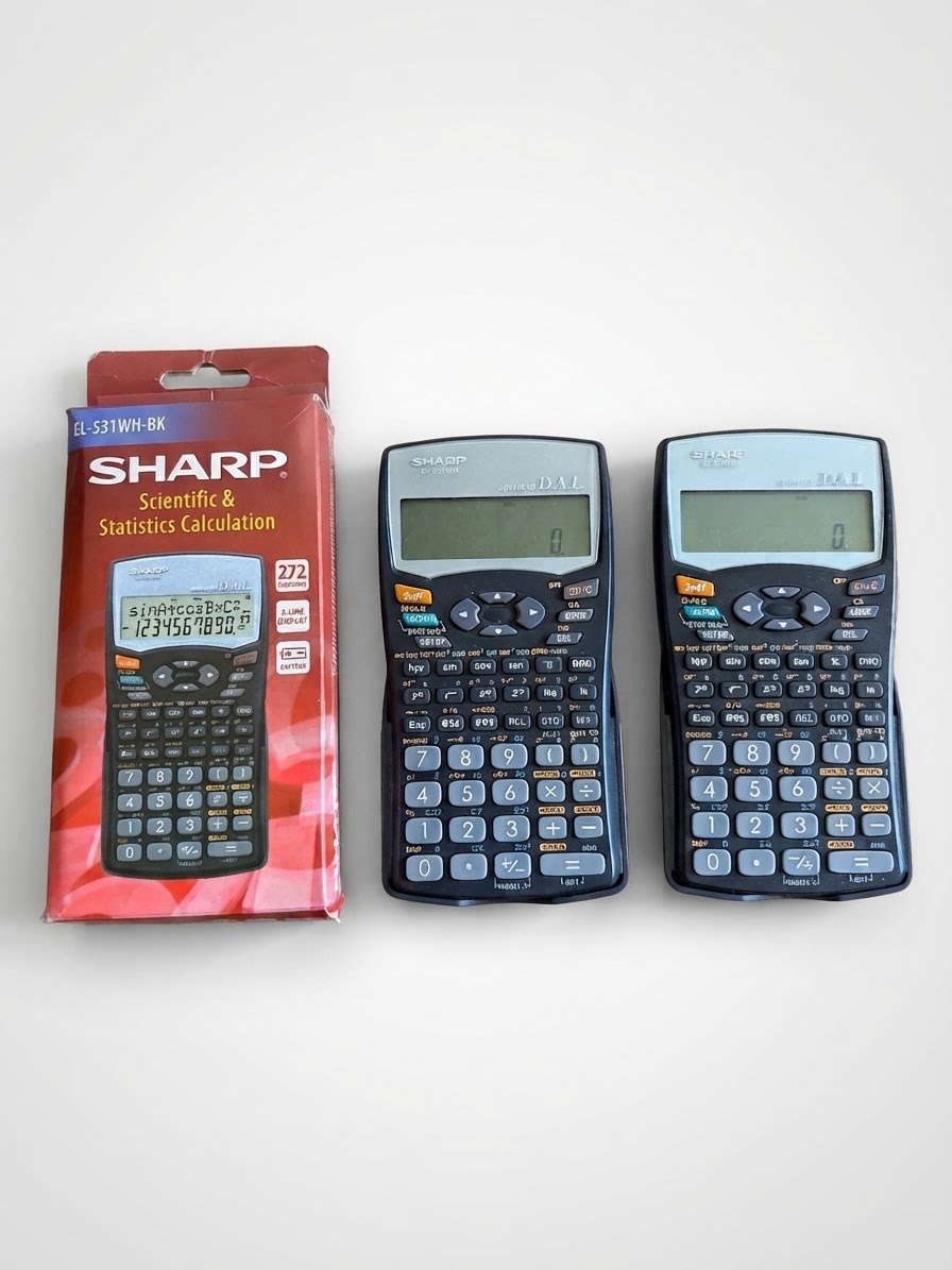 Lot de 2 calculatrices SHARP