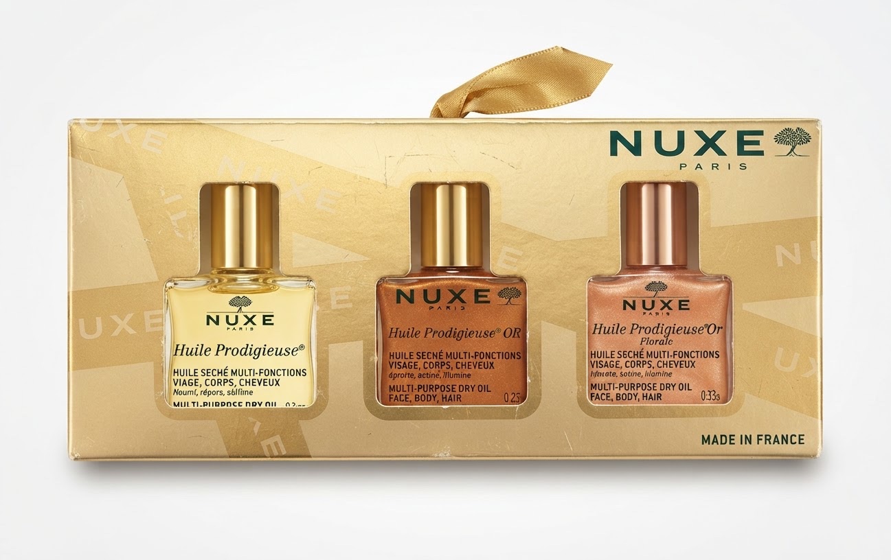 Nuxe Huile Prodigieuse - Coffret de 3 huiles sèches multi-fonctions