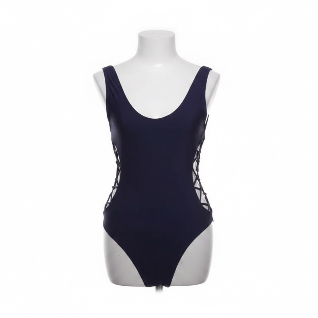 H&M maillot de bain bleu marine, taille 38
