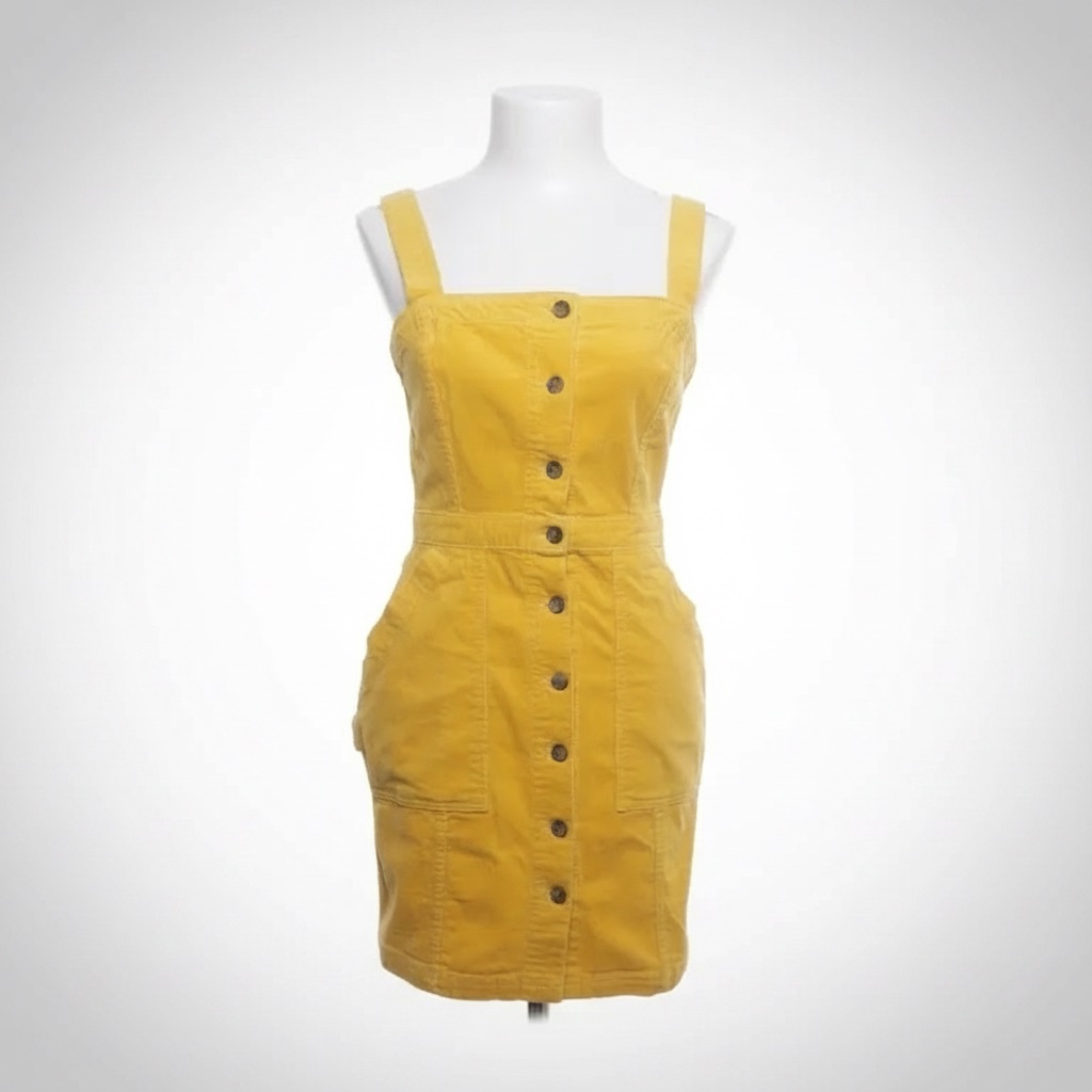 Divided by H&M robe salopette jaune, taille 36
