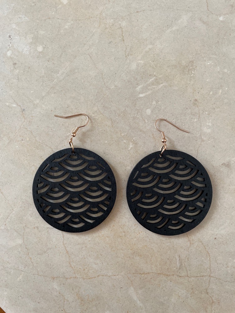 Boucles d'oreilles 🖤