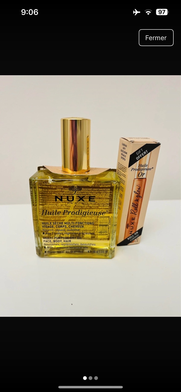 NUXE Huile Prodigieuse Or - Huile sèche multi-fonctions