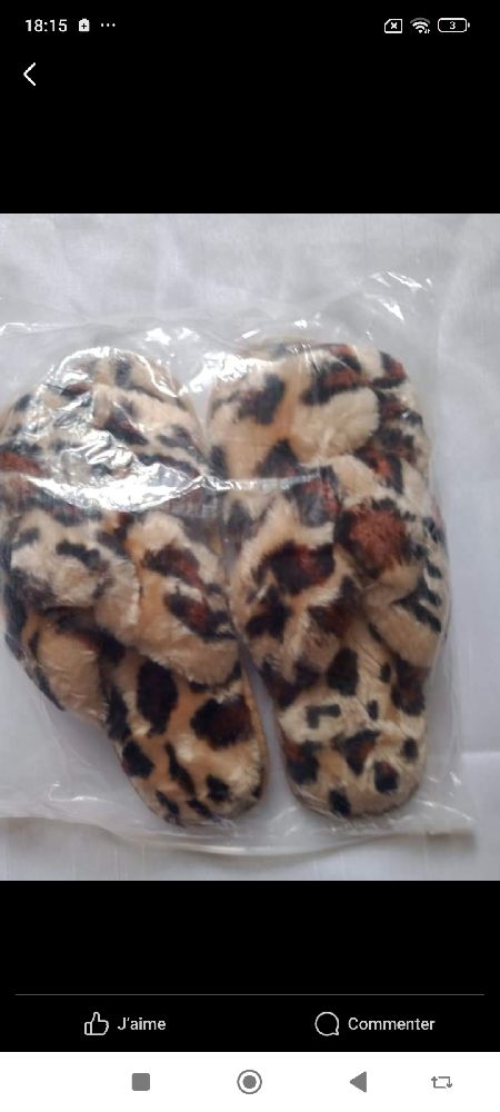 Leopard Fluffy Slippers